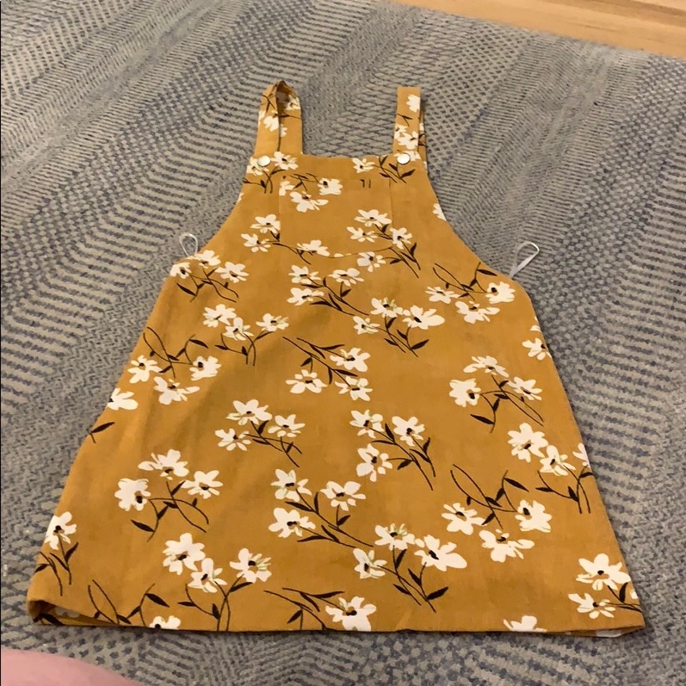 Soft Corduroy overall dress